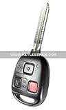 Keyless Entry Remote Fob Clicker for 2000 Toyota Land Cruiser With Do-It-Yourself Programming
