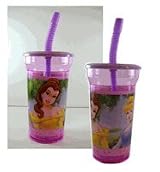 Disney Princess Tumbler - 16 Oz Tumbler with Lid and Straw