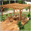 Vifah Colesium I Premium Mahogany Pergola