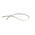 Reversible Sterling Silver and Gold Vermeil Omega Necklace