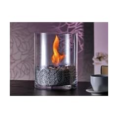 Carlo Milano Glas-Dekofeuer "Kasra" f�r Bio-Ethanol
