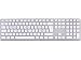 KEYSONIC KSK-8021 MacUH Tastatur (DE) Anzahl Tasten 110 Druckpunkt 62 g Schnittstelle USB2.0 Kabellaenge 1,5 m