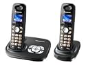 Panasonic KX-TG8022GT, DECT Schnurlostelefon mit Anrufbeantworter und zusätzlichem Mobilteil inkl. Ladeschale, titan-schwarz