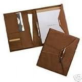Cross Toffee Pebbled Leather Padfolio with Pen