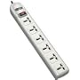 TRIPP LITE SUPER6OMNI Surge Strip 250V German/fr Plug 6 Universal Outlets 6FT Cord 750J