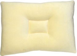 Koalaty Fiber Filled Chiropractic Cervical Indentation Pillow - White