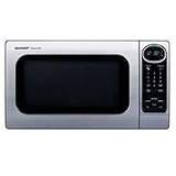 Sharp R-305KS 1-Cubic-Foot 1100-Watt Microwave Oven, Stainless