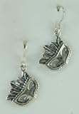 TUMMYTOYS SILVER EARRINGS MASQUERADE MASK