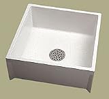 MSR2424-2 Florestone MSR-2424 Molded Mop Receptors - White
