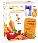 Happy Family Brands Happy Tots Sweet Potato, Carrot, Apple & Cinnamon Organic Superfoods for Kids Stage 4 4 oz. pouches 4.22 oz. (a)