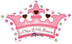 A New Little Princess Crown Shape 24 Mylar Balloon