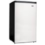 Sanyo SR-3720M Counter-High Refrigerator, Black and Platinum Stainless-Steel Door