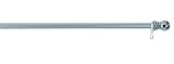 New Creative Silver Aluminum Flag Pole - 59"