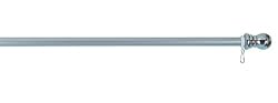 New Creative Silver Aluminum Flag Pole - 59"