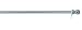 New Creative Silver Aluminum Flag Pole - 59"