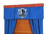 Dallas Mavericks 50" x 15" Coordinating Pleated Valance for "The MVP Collection" by Kentex