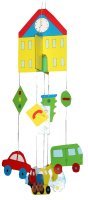 Childrens Toyshop  Toys : Russimco Town Wooden Mobile