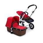 Bugaboo Cameleon Stroller - Dark BrownBase - Red Fleece