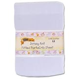 Kids Line Jersey Knit Fitted Porta Crib Sheet - Lilac