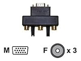 Optoma - Component video adapter - HD-15 (M) - RCA (F)