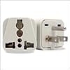 VCT VP106 Universal Outlet Plug Adapter for USA Converts Plugs from Foreign Countries to 3-Pin USA
