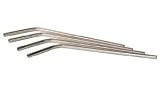 The Handy House Stainless Steel Drinking Straws with Cleaner- Set of 8
