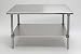 Bandy 16-gauge Stainless Steel Worktables - Rounded Edge