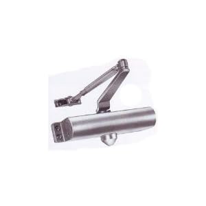 International Door Closers 1855F - Size 5 Spring - Fusible Link Hold-Open Arm - Left Hand (LH) Surface Mount Door Closer - Finish: (AL) Aluminum