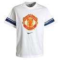 Manchester United Graphic T-Shirt - White - L 43"/109cm