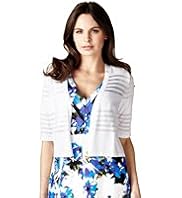 Per Una Sheer Striped Dress Cardigan