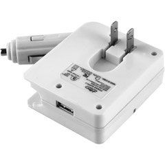 I-Tec Dual Home and Vehicle Charger for iPod and MP3 Players (Black)