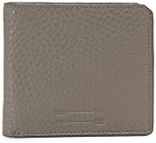 Uri Minkoff Men's Vesper Pebbled Leather Wallet, Elephant, One Size