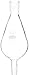 Corning Pyrex Borosilicate Glass Replacement Flask for Kuderna-Danish Apparatus, 250ml Capacity (Case of 4)
