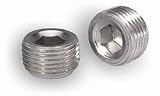  : Aluminum Pipe Plugs 3/8 in. NPT Thread 3/8 in. Hex Socket Drive 2 Per Pack