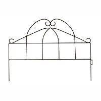 Deluxe Garden Fence, 17 1 2H x 23 1 4W Black from Fencing Tools