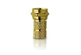 Gold Series Twist-on F Connector for Rg-59 Coax Cable