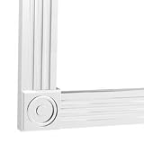 Buy Moen MS1072W Mirrorscapes 1000 Series Mirror Frame 6-Foot Straight, White by Moen