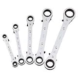 Metric 5 Pcs Ratchet Box Wrench Set