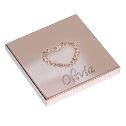 Silver Stone Heart friendship Compact thumbnail