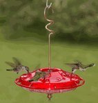 Aspects 381 Hummzinger Fancy Hummingbird Feeder - Rose