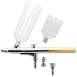 Belloccio Sunless Tanning Airbrush Multi-Purpose Precision Gravity Feed Airbrush with a 0.4mm Tip (Airbrush can be set-up for both Single-Action or Dual-Action)