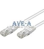 AVE-A DSL Patchkabel Netzwerkkabel Patch Netzwerk LAN Kabel CAT6 CAT.6 UTP weiß weiss 20m 20 m Meter