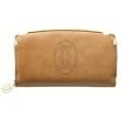 Cartier Marcello International Wallet with Snap Closure - In Tobacco Color