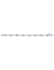 Genuine .925 Sterling Silver Cz Bracelet 11 Grams . 100% Satisfaction Guaranteed.