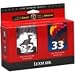 Lexmark 18C0532 #32/#33 Twin Pack ink Cartridges