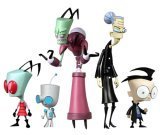 Invader Zim Series 1 Action Figures (5) Dolls by Palisades Toy