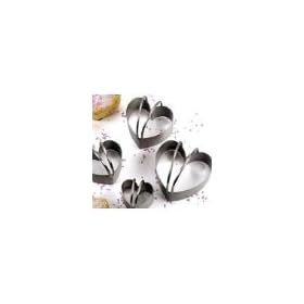 RSVP Endurance HBC-4 Heart Shape Biscuit Cutters, Set of 4