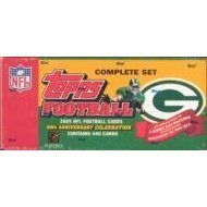 2005 Topps NFL Football Cards 50th Anniversary Celebration Complete Set Green Bay Packers Edition