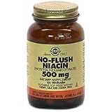No-Flush Niacin (Inositol Hexanicotinate) 500 mg by Solgar - 100 Vegetarian Capsules