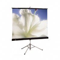 Diplomat Portable Tripod Screen 96INX96IN Matt White Black Case
